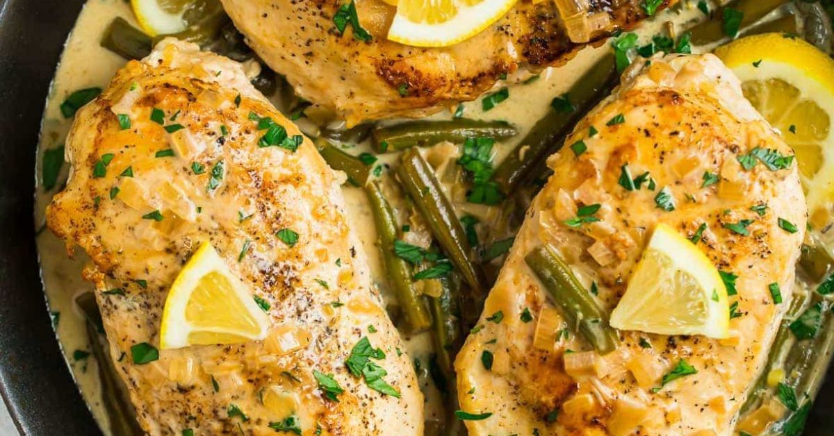 Lemon Chicken Recipe (with Lemon Butter Sauce)