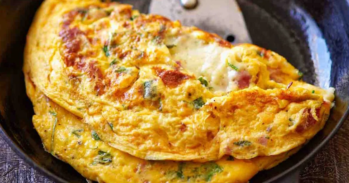 Ham and Cheese Omelette Recipe