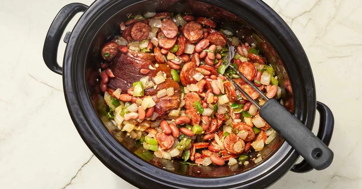 Slow Cooker Red Beans and Rice
