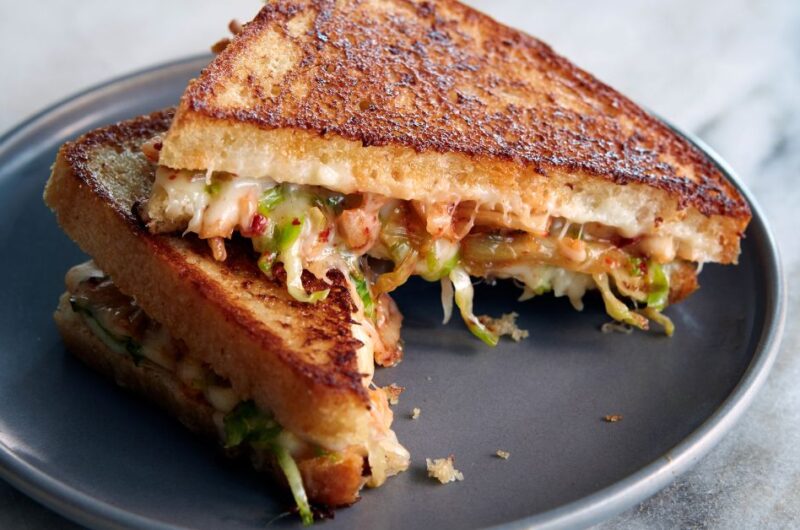 Kimchi Grilled Cheese Recipe