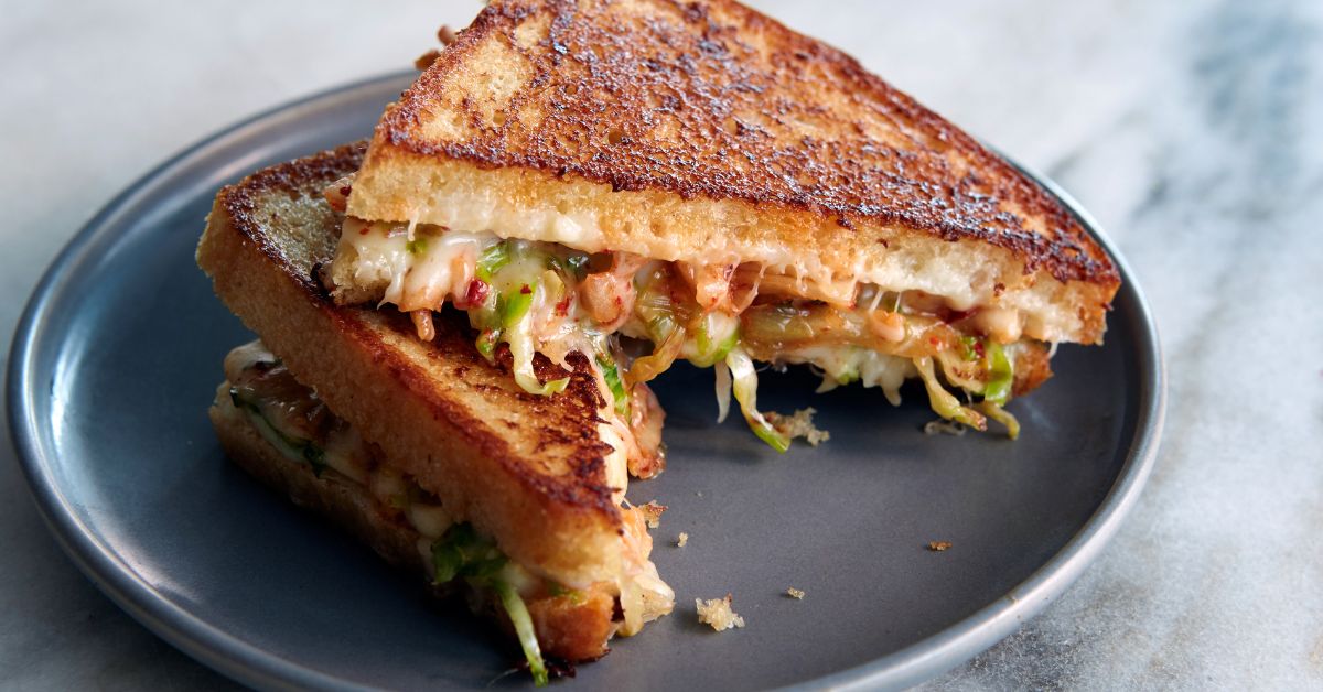 Kimchi Grilled Cheese Recipe