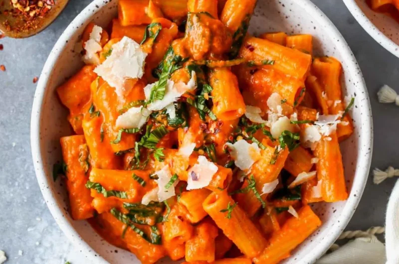 Roasted Red Pepper Pasta Recipe