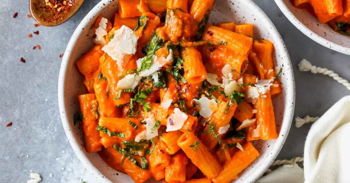 Roasted Red Pepper Pasta Recipe