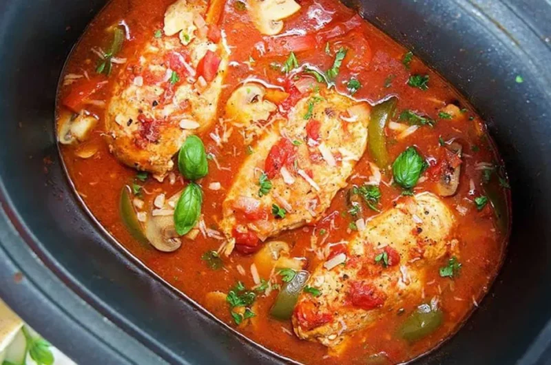 Slow Cooker Chicken Cacciatore