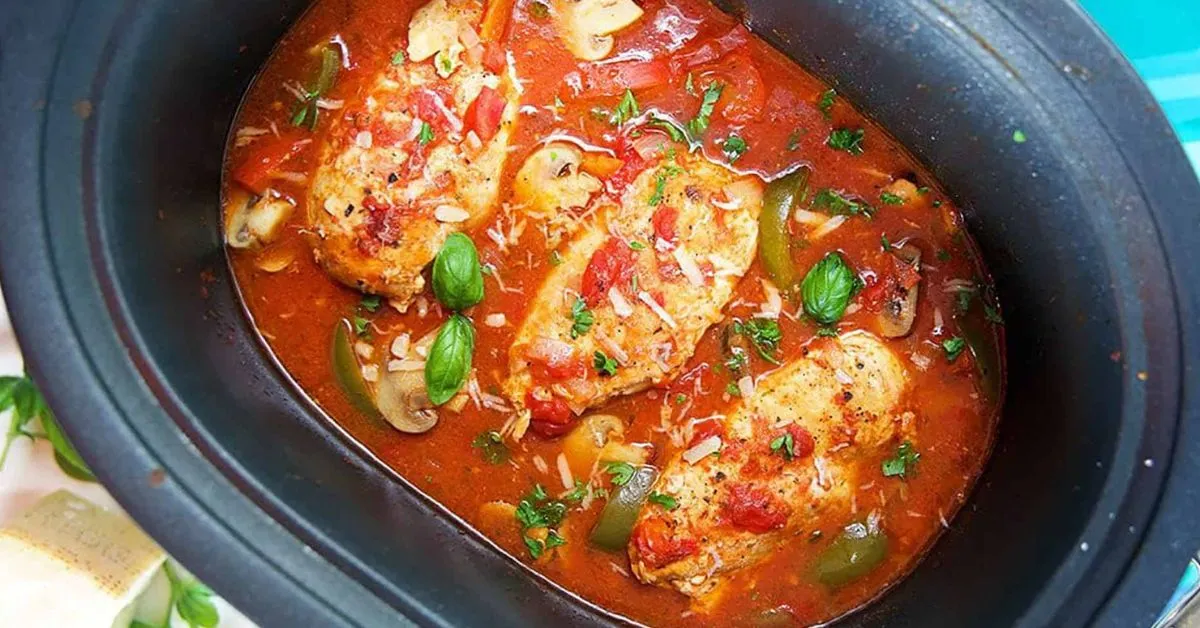 Slow Cooker Chicken Cacciatore