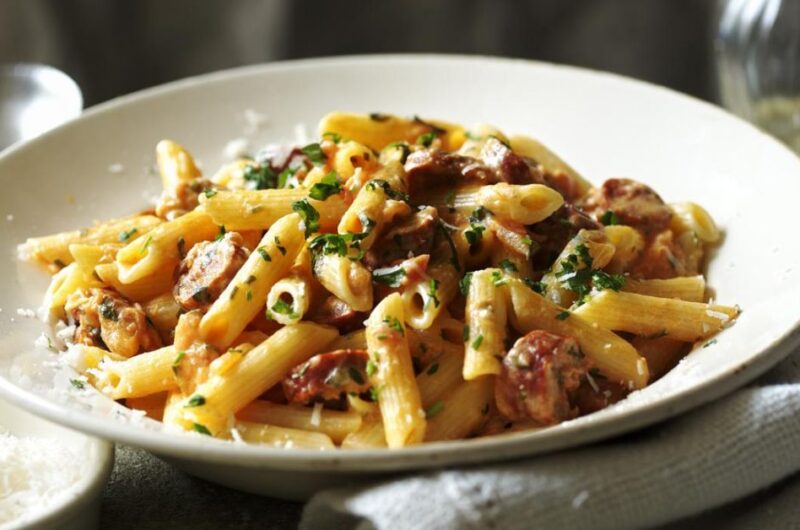 Creamy Chorizo Pasta Recipe