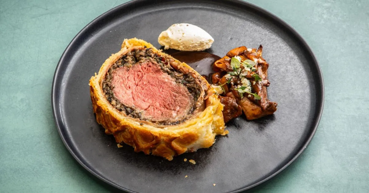 Beef Wellington with Stilton