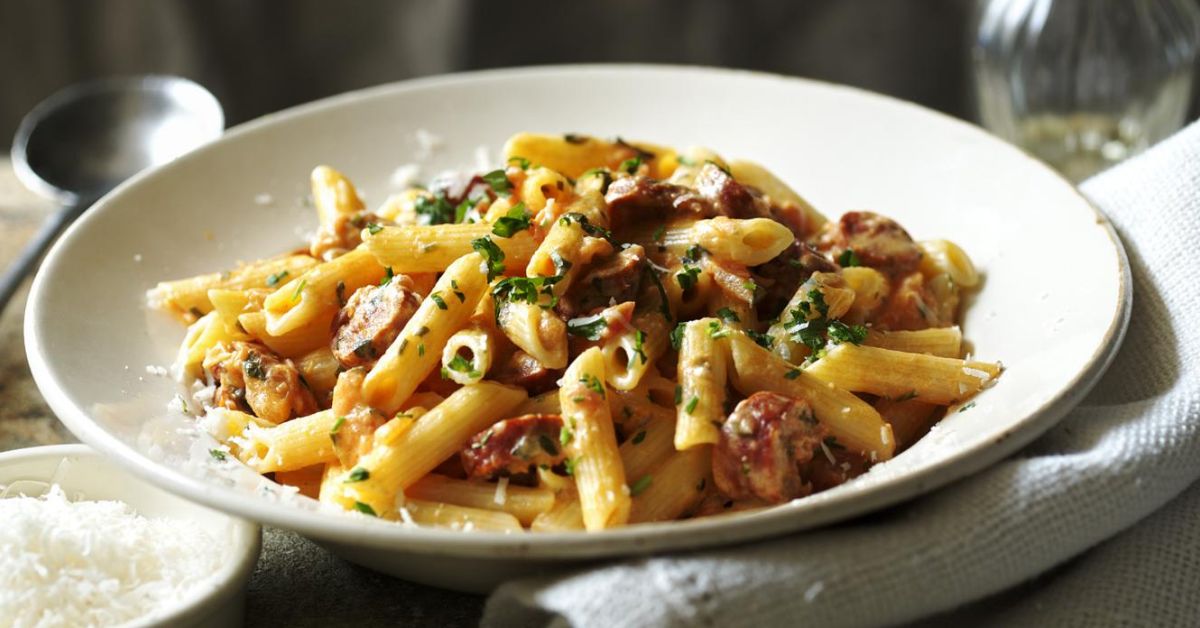 Creamy Chorizo Pasta Recipe