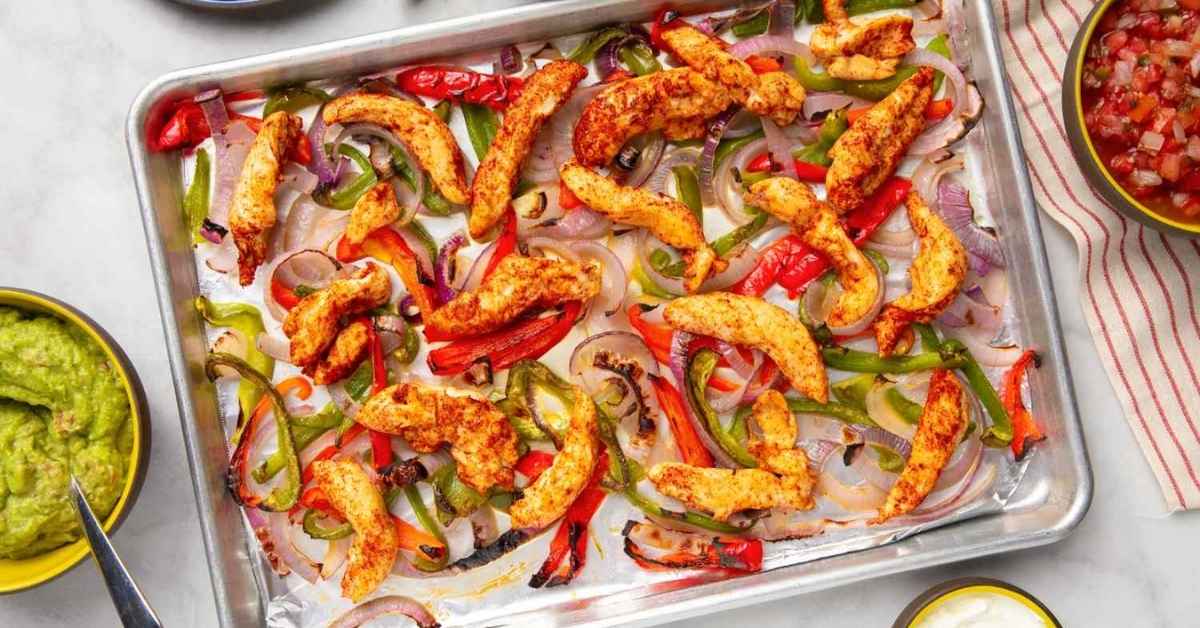 Easy Sheet Pan Chicken Fajitas