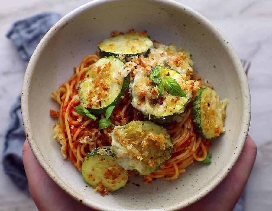 Garnish with fresh basil and serve warm.