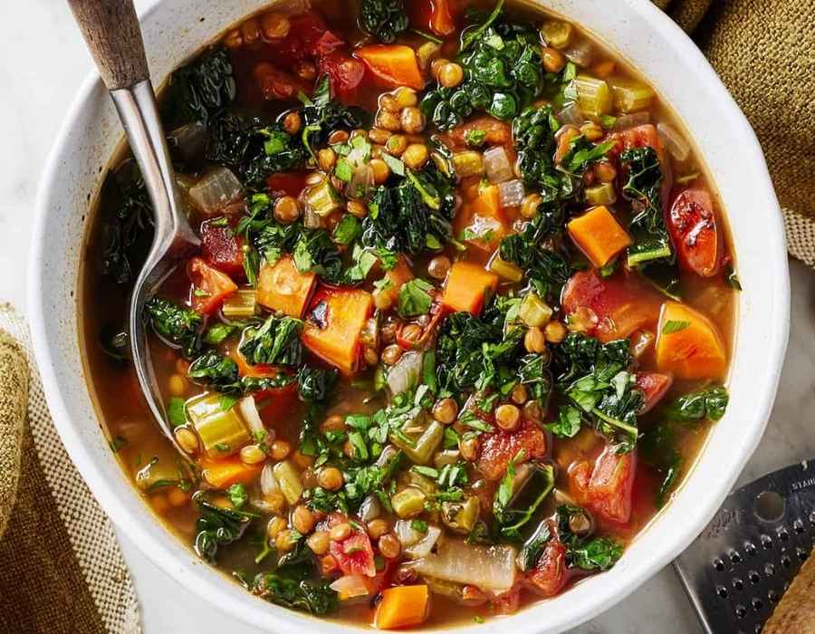 Garnish with fresh parsley before serving.