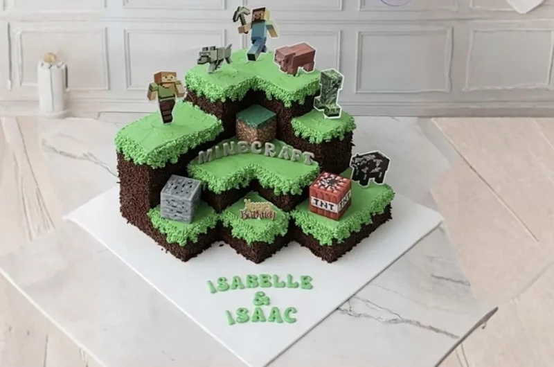 Minecraft Cake Recipe