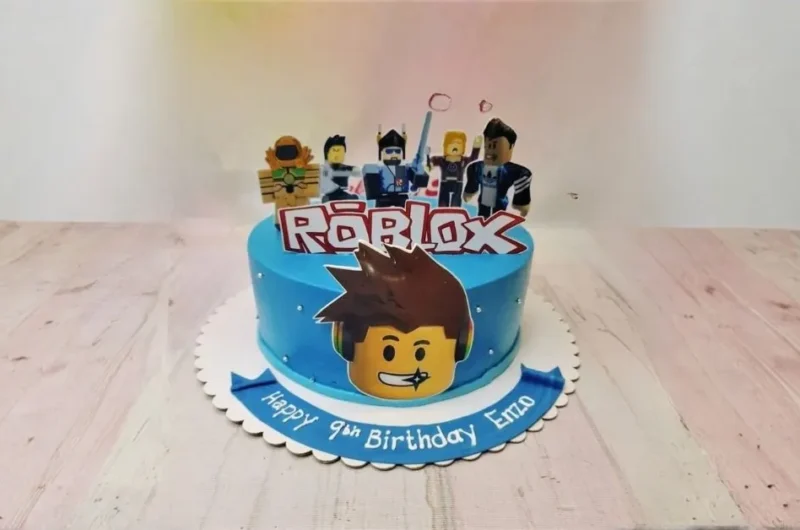 Single-Tiered Roblox Cake Recipe