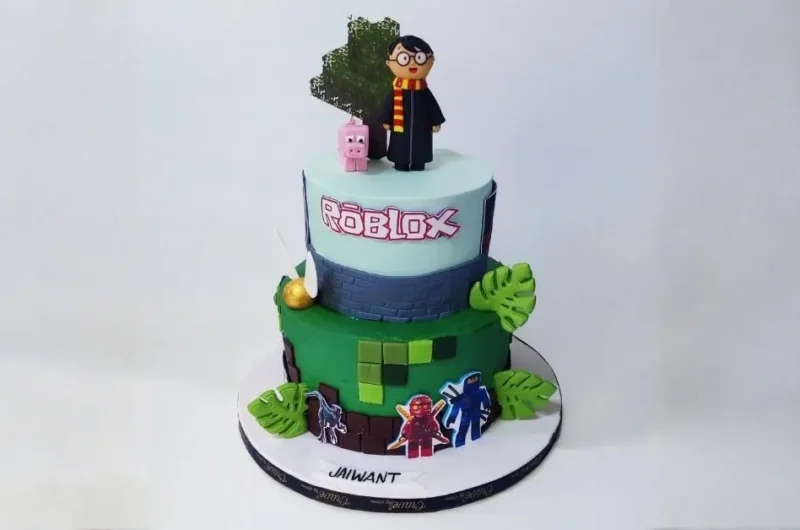 Pixel Party Roblox Cake