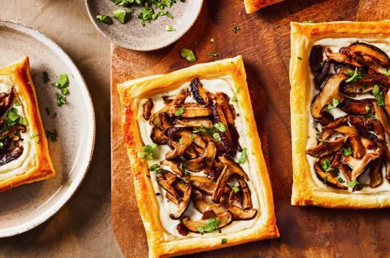 Shiitake Mushroom And Ricotta Tarts Recipe