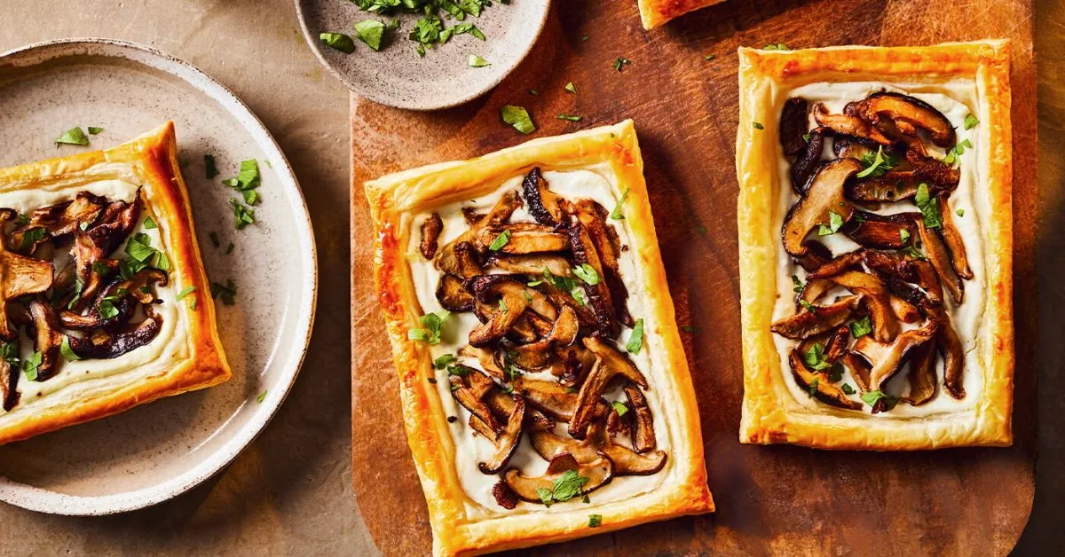 Shiitake Mushroom And Ricotta Tarts Recipe