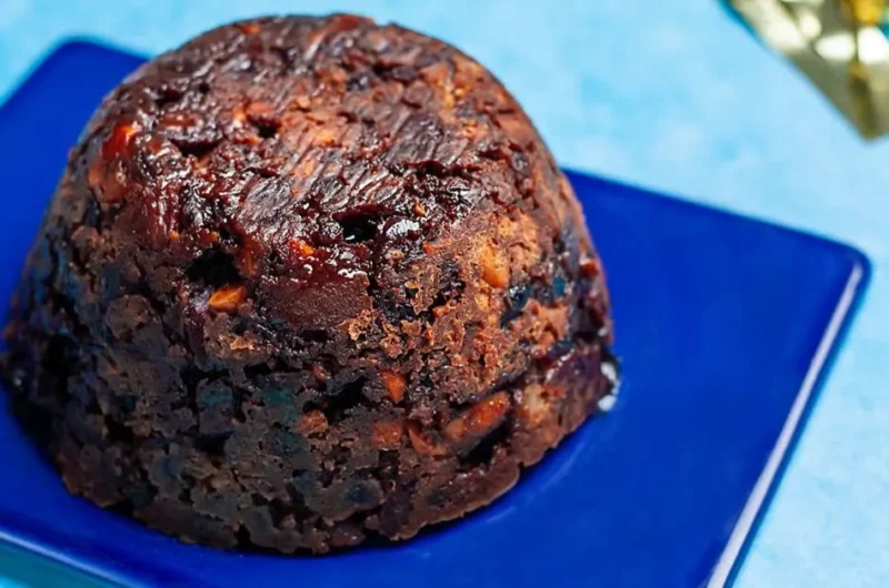 Slow Cooker Christmas Pudding